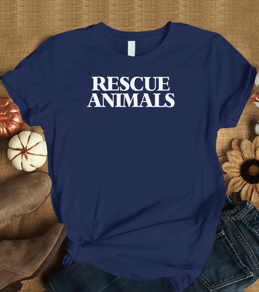 Thevintageveganchick Rescue Animals T-Shirt
