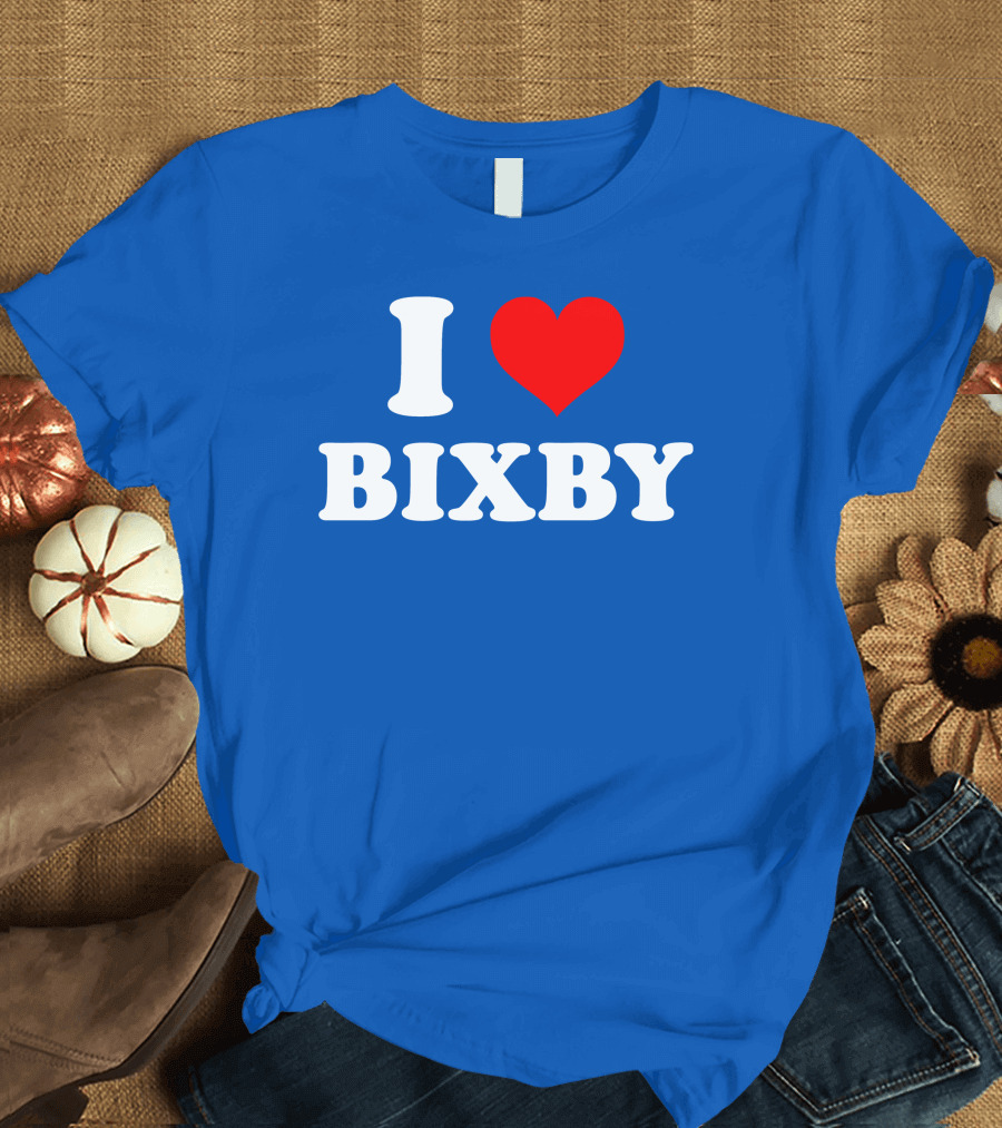 Agent47il I Love Bixby Heart T-Shirt