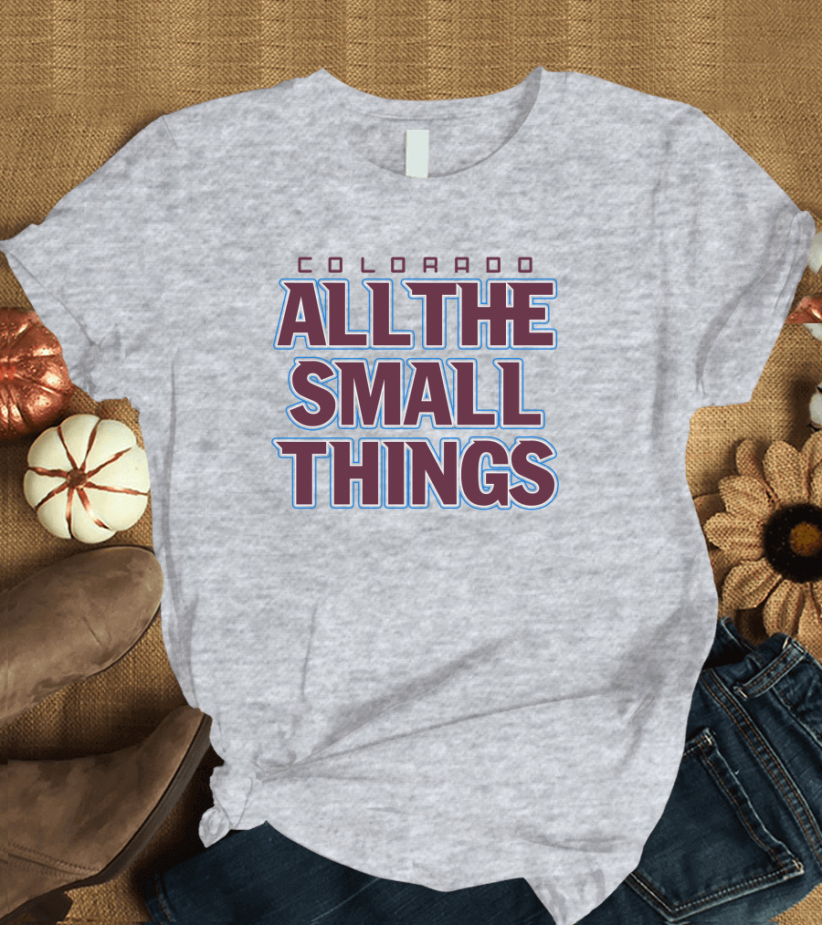 Colorado Hockey All The Small Things Retro T-Shirt