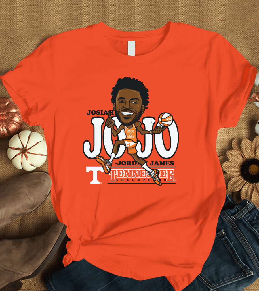 Josiah Jordan James JoJo Tennessee Volunteers Basketball T-Shirt