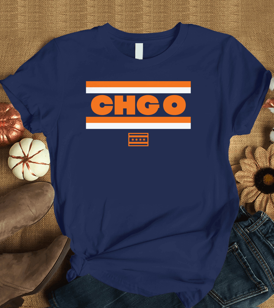 Chgo Bears Brenda Webber Chicago Stripes Stars T-Shirt