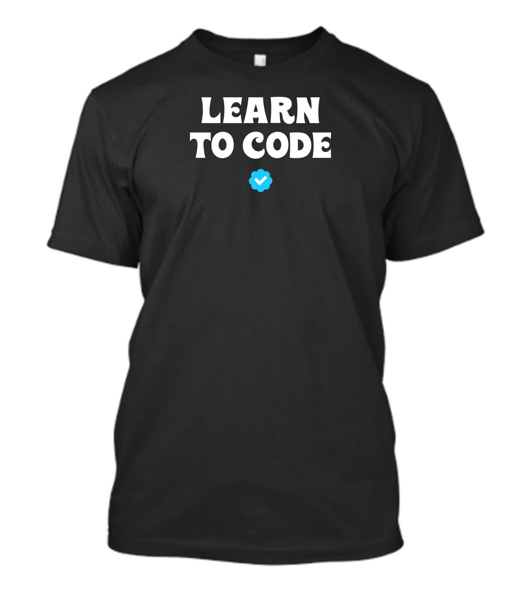 Learn To Code Verified Checkmark T-Shirt