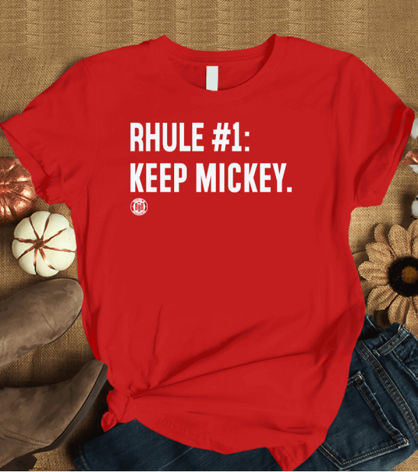T-Shirt: RHULE #1 KEEP MICKEY Red BBR T-Shirt RHULE #1 KEEP MICKEY Red BBR T-Shirt