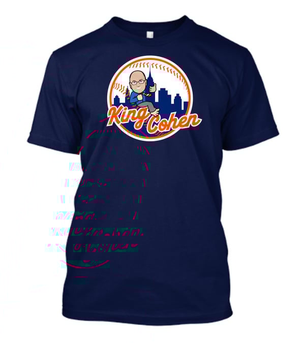 Jomboy Media Store King Cohen New York Baseball Icon Skyline T-Shirt