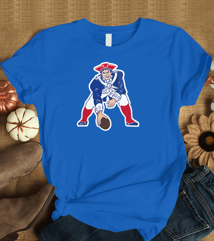 New England Patriots Sideline Arch Jersey Football Retro T-Shirt