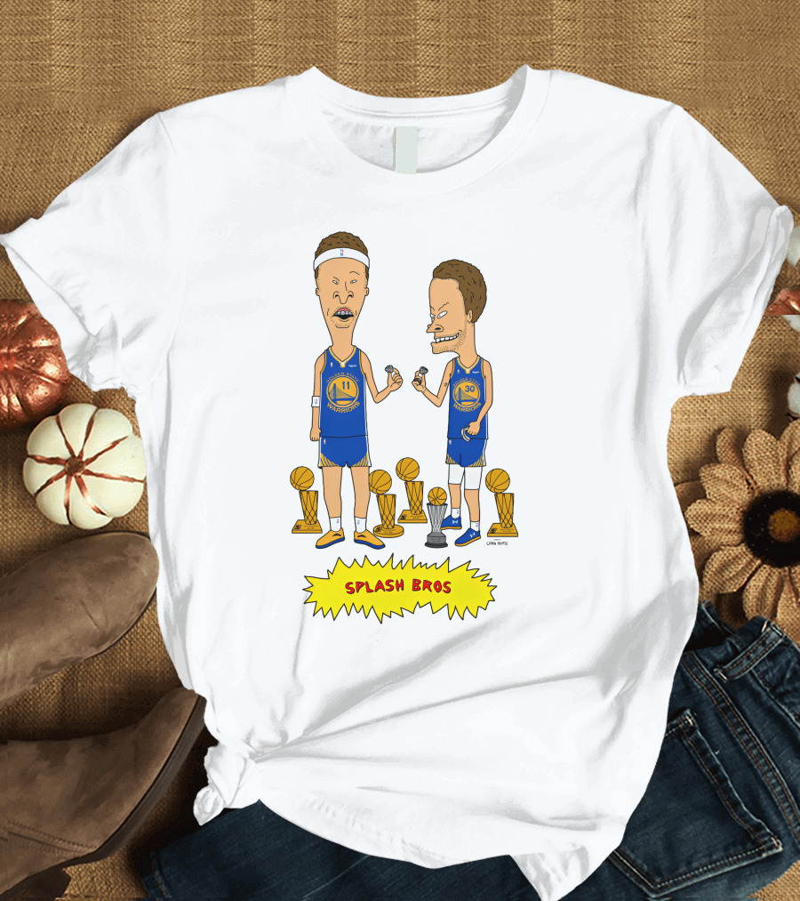 Beavis And Butthead Splash Bros Basketball Champions T-Shirt