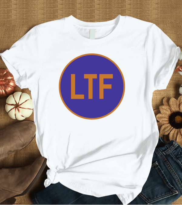 T-Shirt: LTF Blue and Orange Round Logo Emblem T-Shirt LTF Blue and Orange Round Logo Emblem T-Shirt