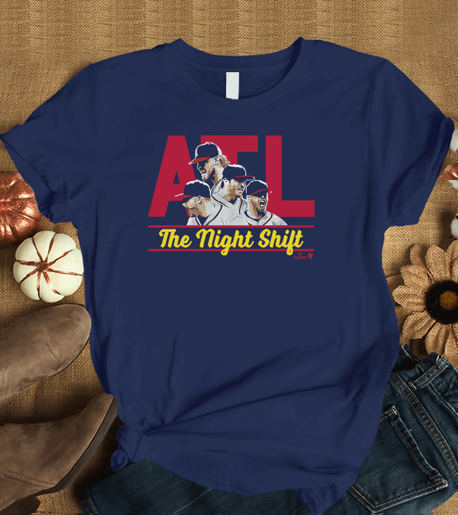 ATL The Night Shift Players MLB T-Shirt