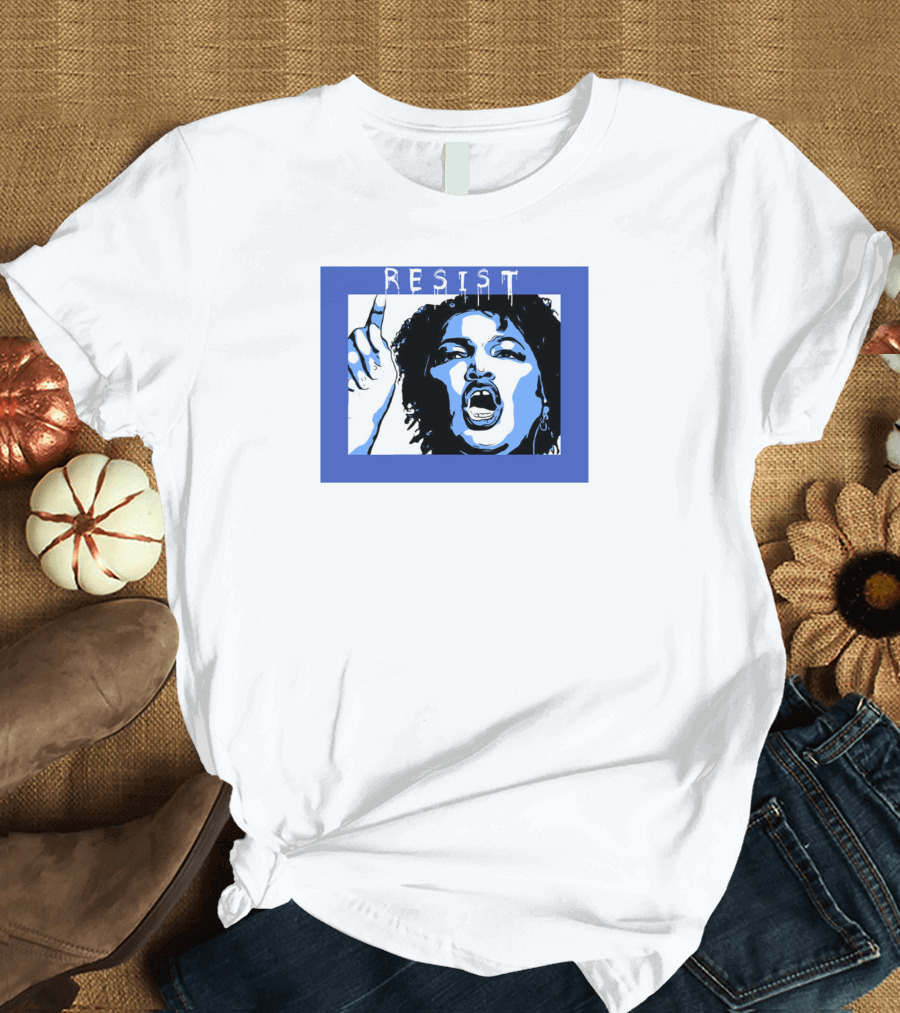 Liberal World Gear Company Merch Resist Stacey Abrams T-Shirt