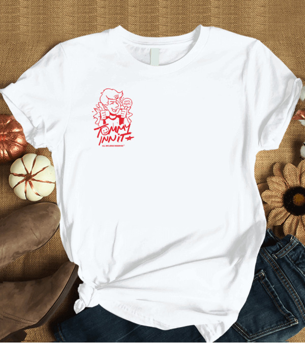 T-Shirt: Tommyinnit Sorry Mum All Influence Reserved Cartoon T-Shirt Tommyinnit Sorry Mum All Influence Reserved Cartoon T-Shirt