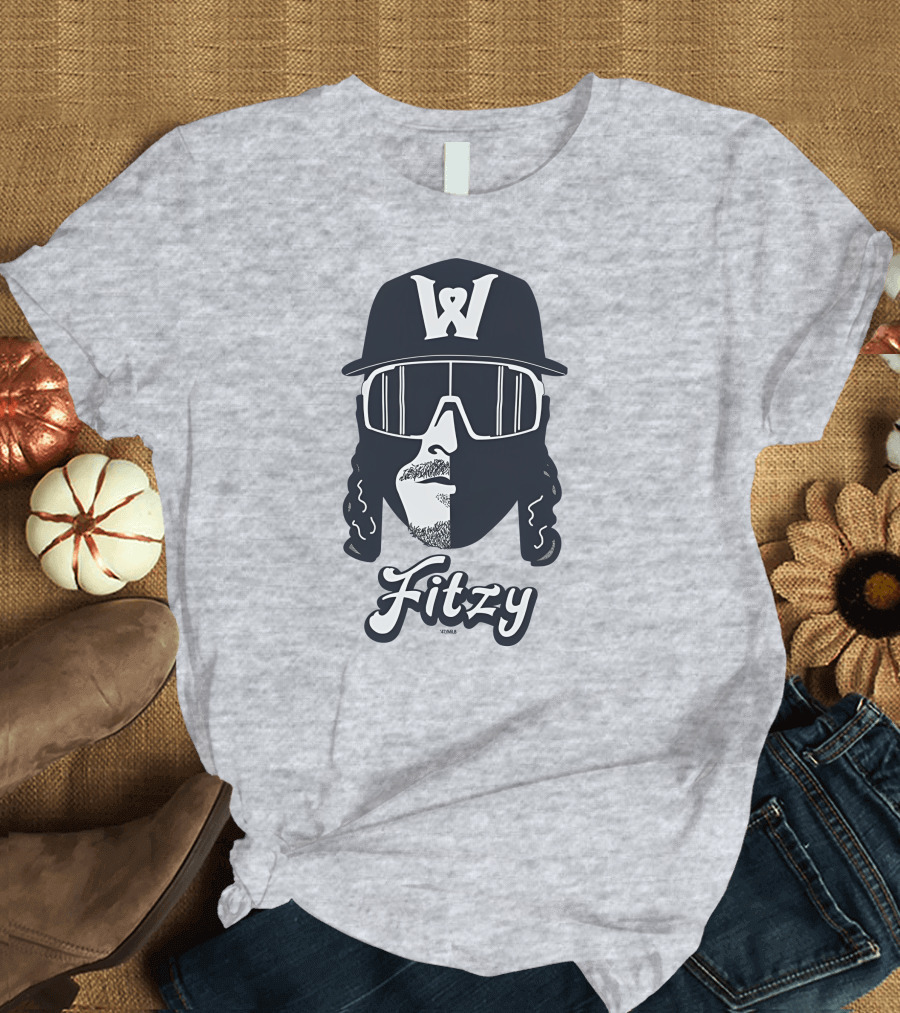 Worcester Red Sox Fitzy '47 Grey Shadow Face W T-Shirt