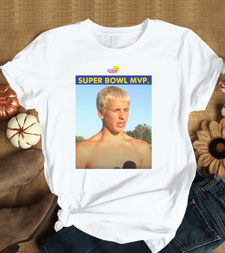 Shirtfaced Cooper Kupp Super Bowl MVP Topless Meme T-Shirt