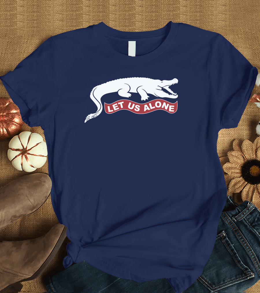 Ron Desantis Let Us Alone Alligator Iconic T-Shirt
