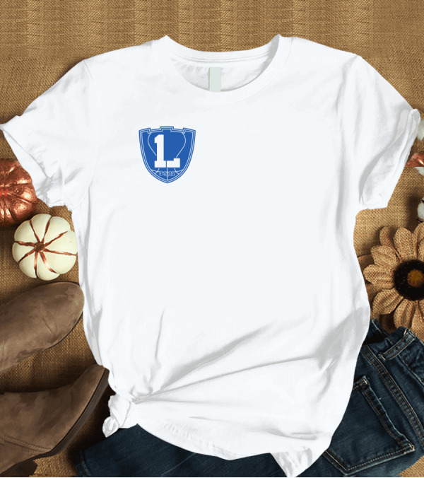 T-Shirt: One Last L 3.5.22 Blue Shield Emblem T-Shirt One Last L 3.5.22 Blue Shield Emblem T-Shirt