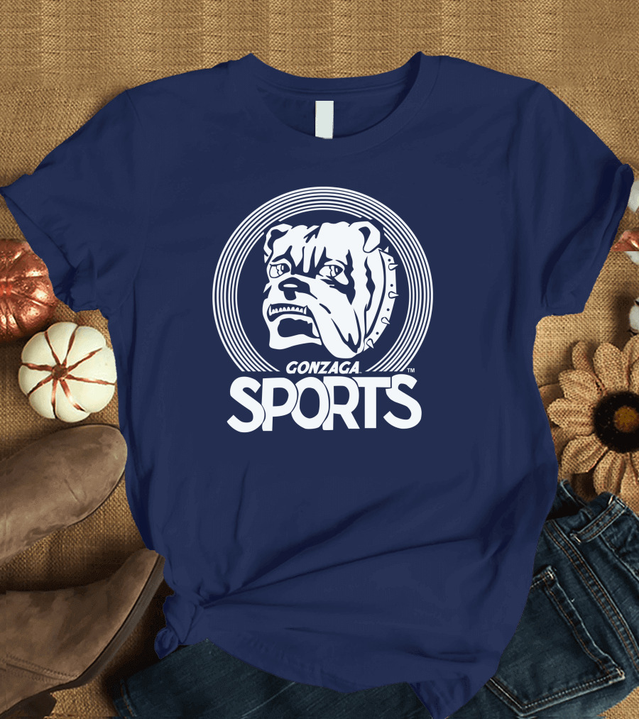 Homefiel Vintage Gonzaga Sports Bulldog T-Shirt