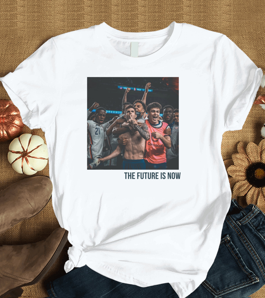 The Future Is Now USA Soccer CONCACAF Celebratory Moment T-Shirt