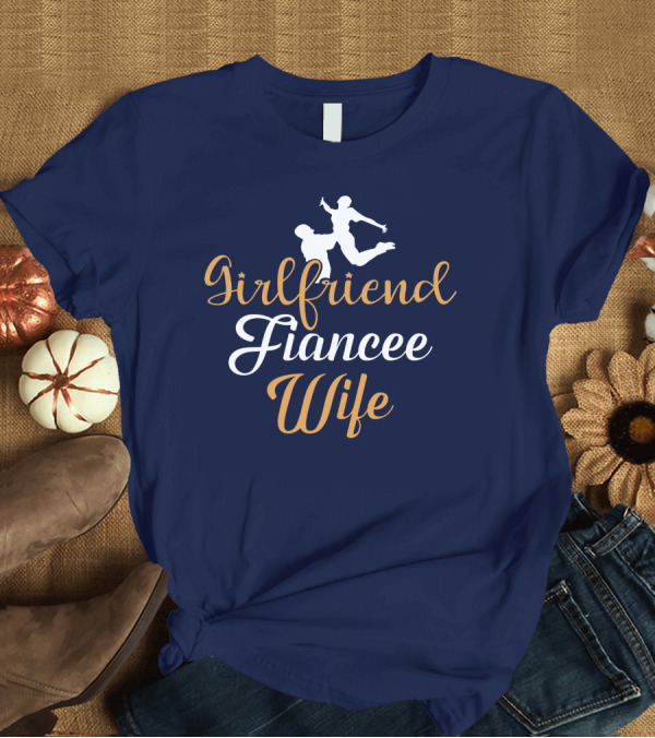 T-Shirt: Girlfriend Fiancee Wife Engagement Proposal Silhouette Jump T-Shirt Girlfriend Fiancee Wife Engagement Proposal Silhouette Jump T-Shirt