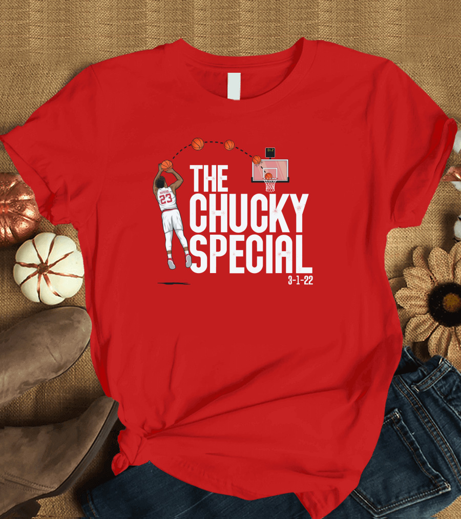 The Chucky Special 3-1-22 Basketball Shot 23 T-Shirt