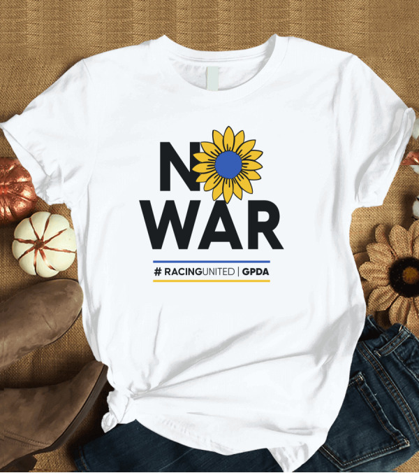T-Shirt: No War Racing United GPDA Lance Stroll Sunflower T-Shirt No War Racing United GPDA Lance Stroll Sunflower T-Shirt