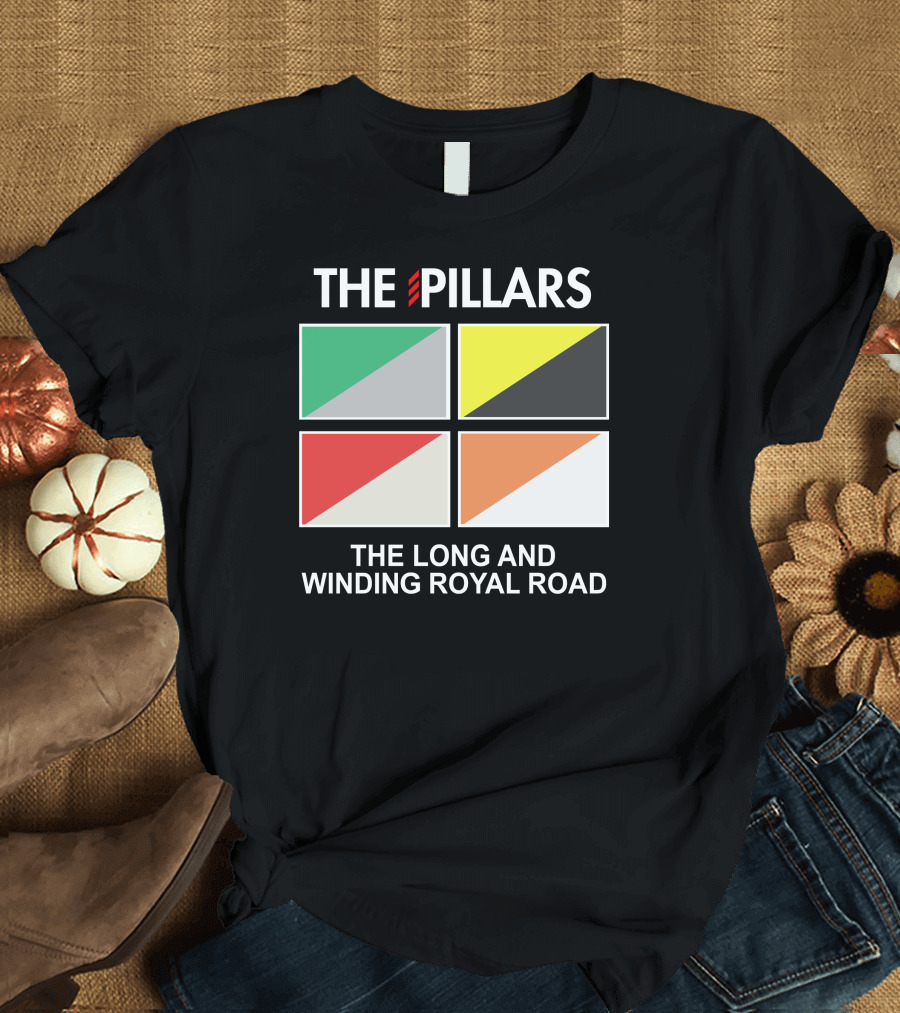 The Pillars The Long and Winding Royal Road Quadrant Colors T-Shirt
