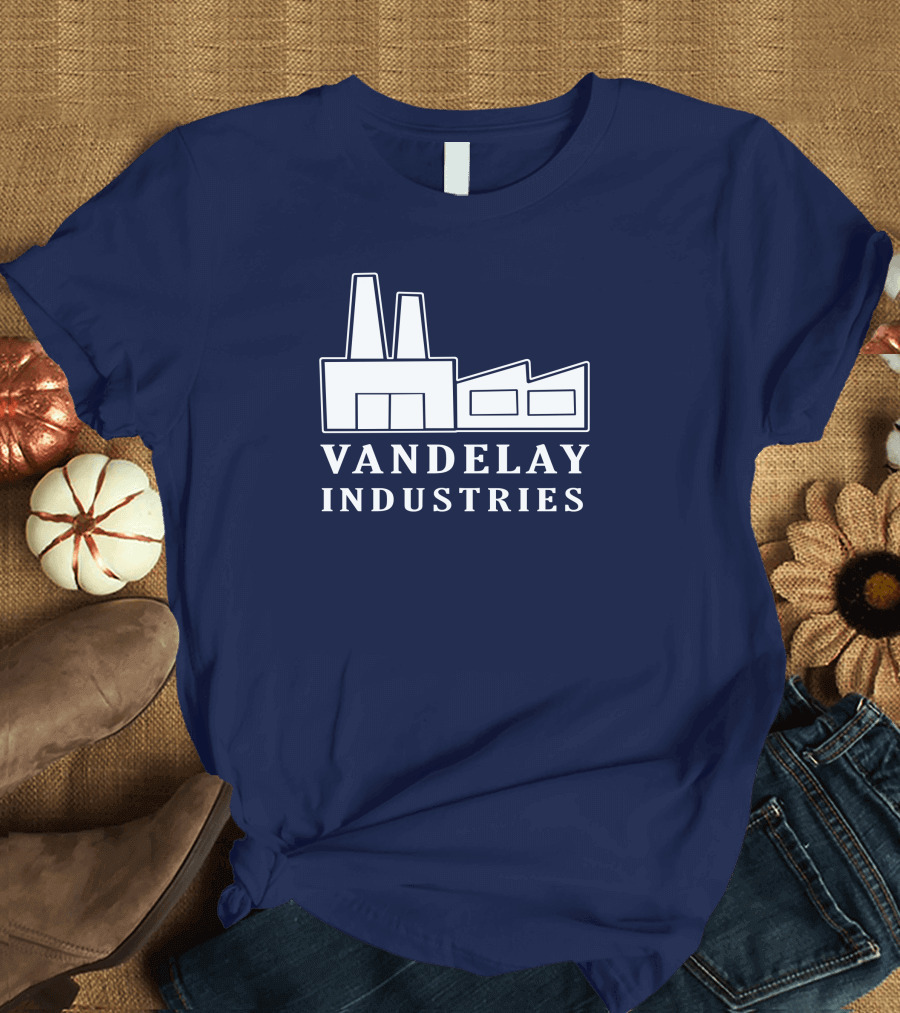Seinfeldism Vandelay Industries Iconic Factory Logo Mashup The Vandelay T-Shirt