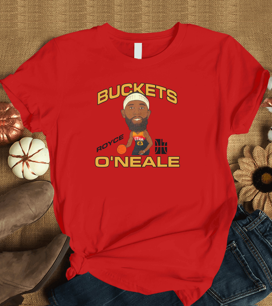 Jazzteam Royce O'Neale Buckets Utah Basketball T-Shirt