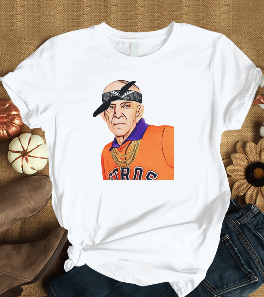 Mattress Mack Astros Bandana Chains T-Shirt