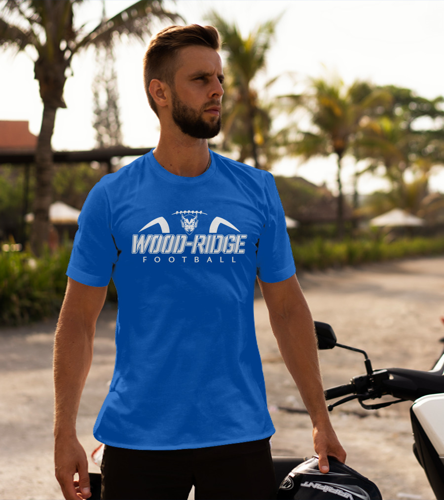 Wood-Ridge Football Blue Devils Team T-Shirt