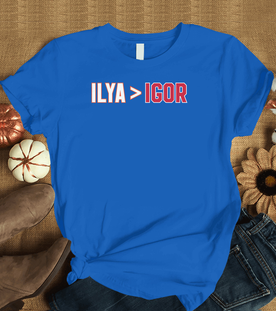 ILYA Greater Than IGOR Bold Rivalry T-Shirt