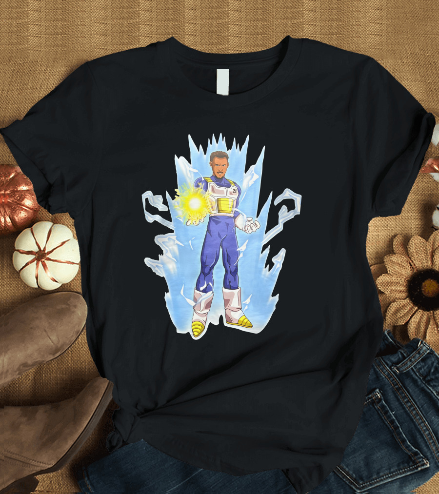 Daniel Gafford Dragon Ball Z Saiyan Warrior Energy Burst T-Shirt