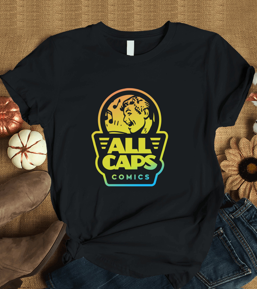 Mandy Summers All Caps Comics Logo Vintage Style Retro T-Shirt