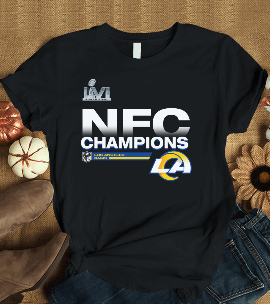 Super Bowl LVI NFC Champions Los Angeles Rams NFL LA T-Shirt