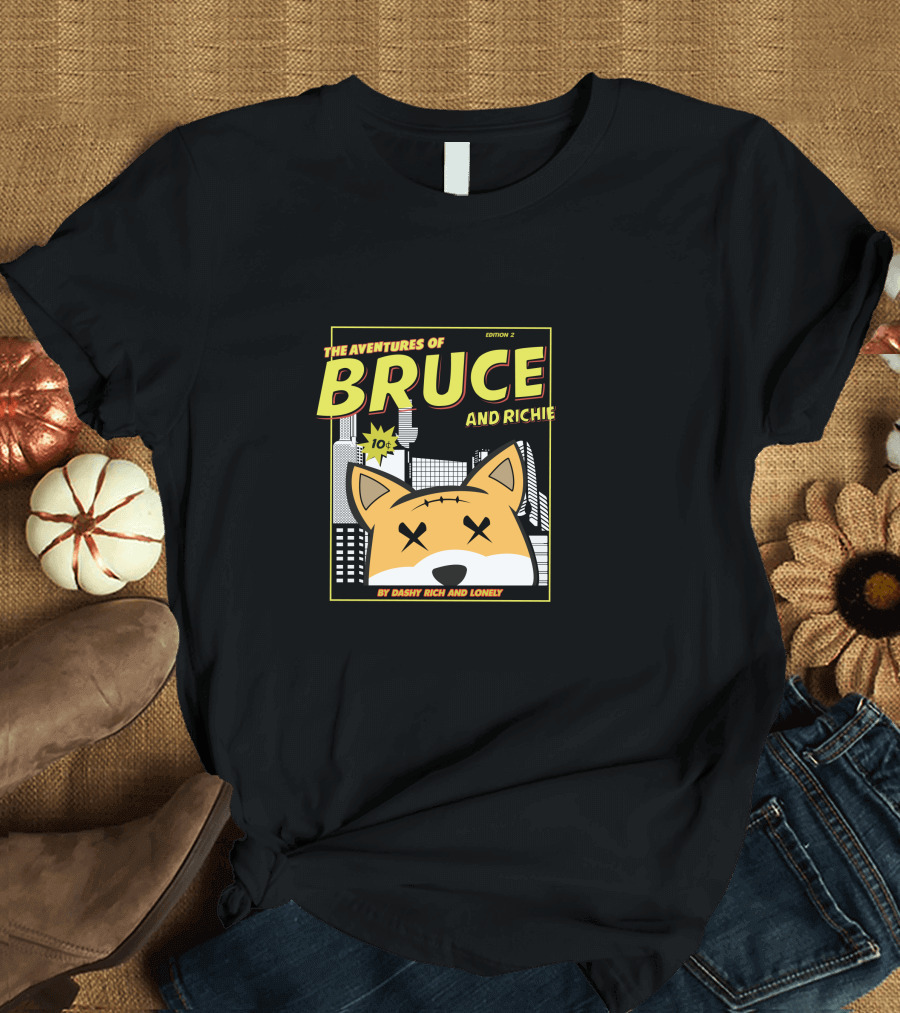 The Aventures of Bruce and Richie Edition 2 by Dashy Rich and Lonely T-Shirt