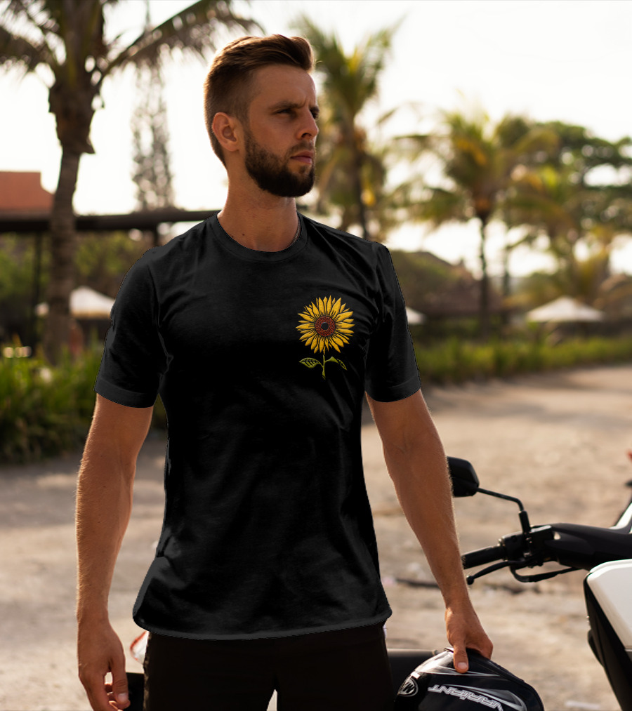 Acacia Strain Sunflower Design Merch T-Shirt