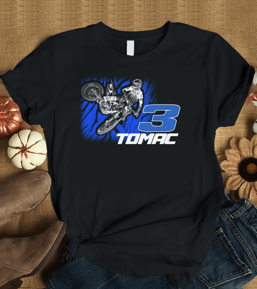 Eli Tomac 3 Motocross ET3 Merch T-Shirt