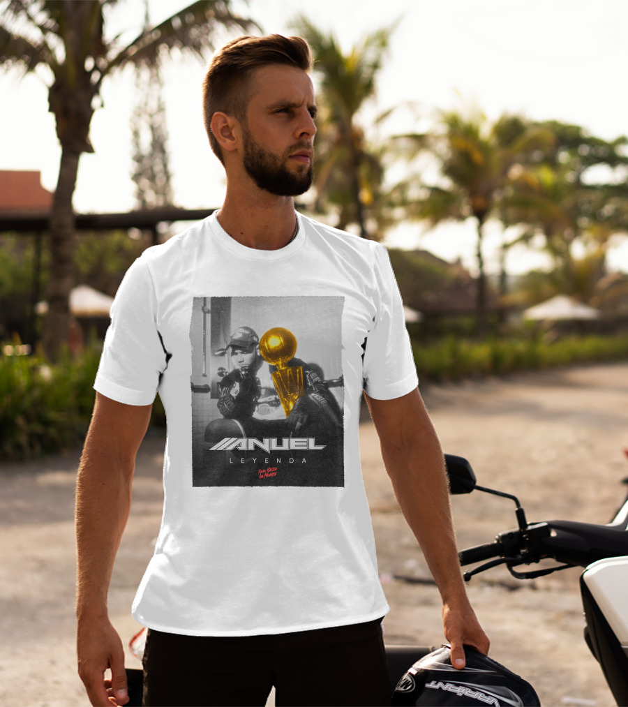 Anuel AA Leyenda Real Hasta La Muerte Gold Trophy T-Shirt