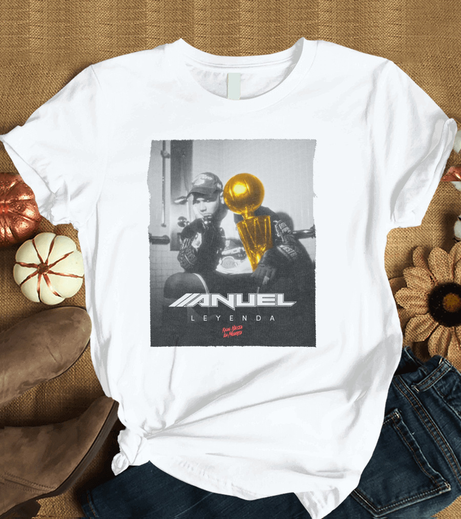 Anuel AA Leyenda Real Hasta La Muerte Gold Trophy T-Shirt