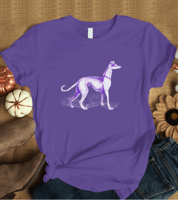 T-Shirt: Purple Dog Alana King Merchandise T-Shirt Purple Dog Alana King Merchandise T-Shirt