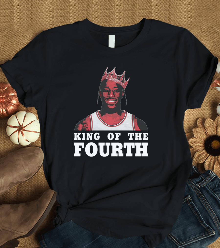 King Of The Fourth Basketball Crown T-Shirt