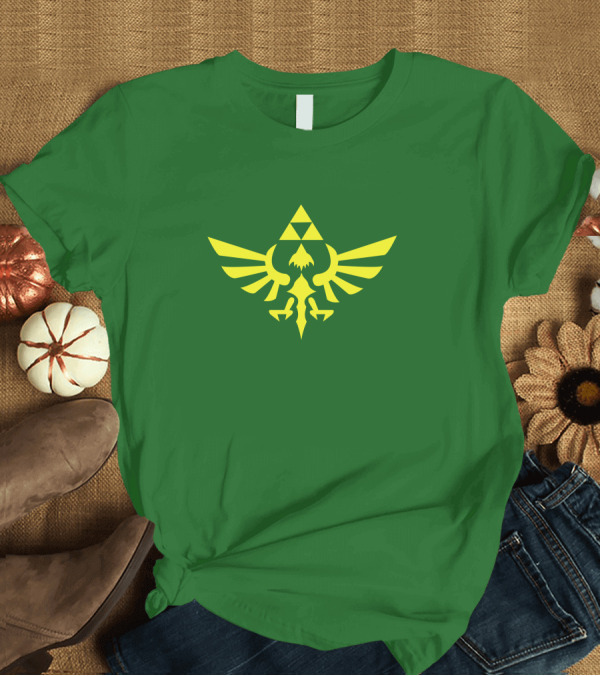 T-Shirt: Triforce Symbol Hylian Eagle Green Cargo Shorts T-Shirt Triforce Symbol Hylian Eagle Green Cargo Shorts T-Shirt
