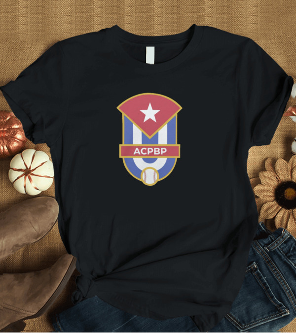 T-Shirt: ACPBP Cuban Baseball Emblem Star and Baseball T-Shirt ACPBP Cuban Baseball Emblem Star and Baseball T-Shirt