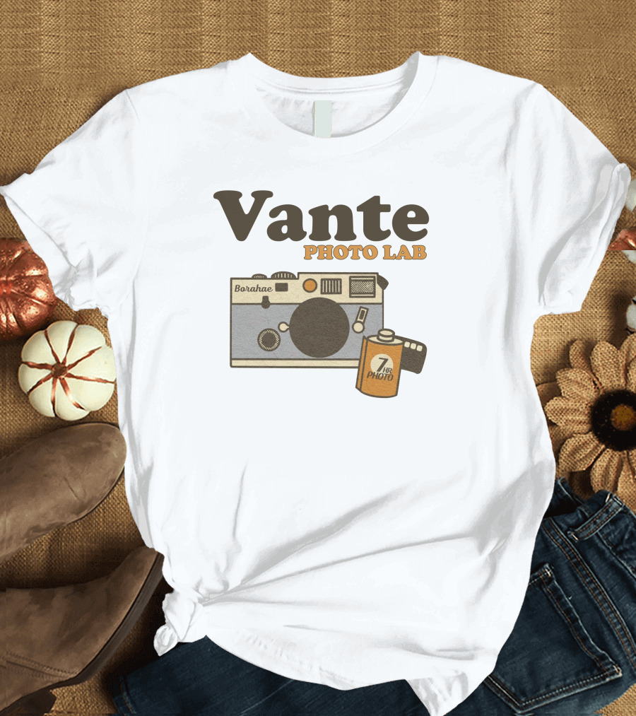 Vante Photo Lab Borahae 7Hr Photo Camera T-Shirt