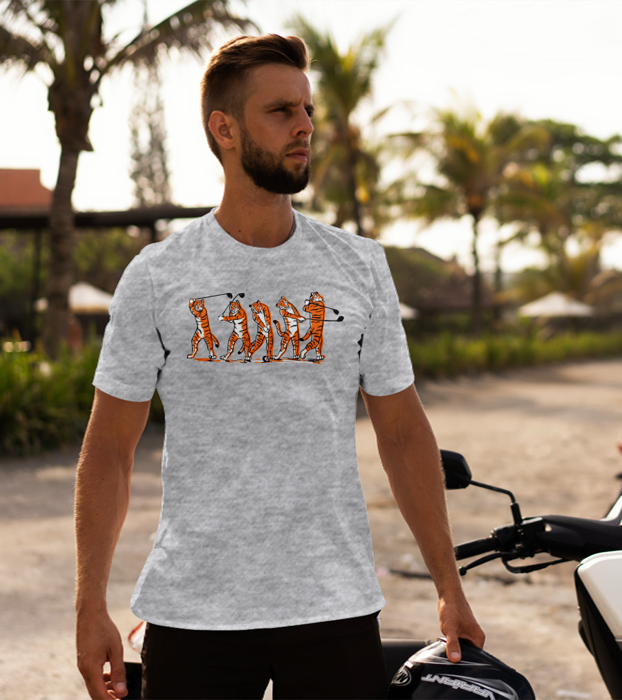 Golf Tiger Swing Sequence T-Shirt