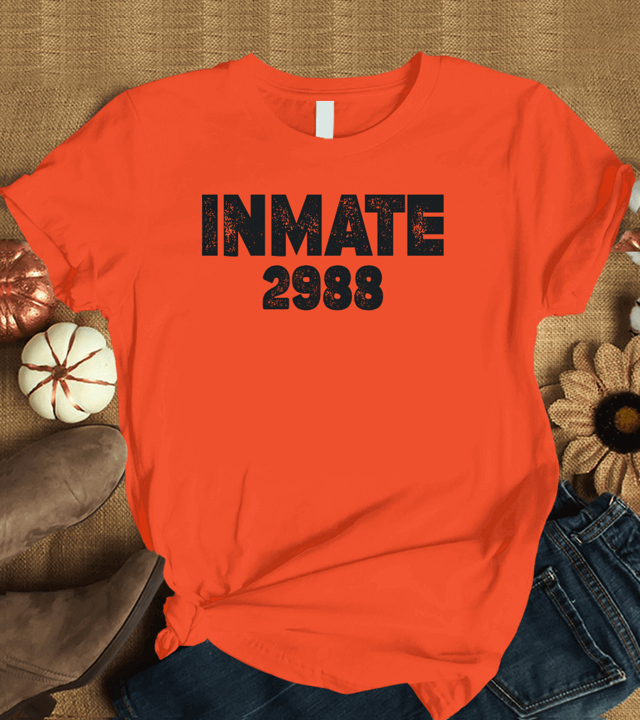 Inmate 2988 Boogie2988 Prison Number T-Shirt