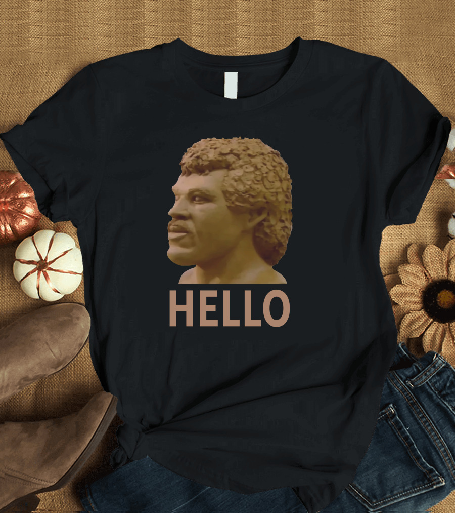 Andre Dawson Hello Funny Sculpture Bust T-Shirt