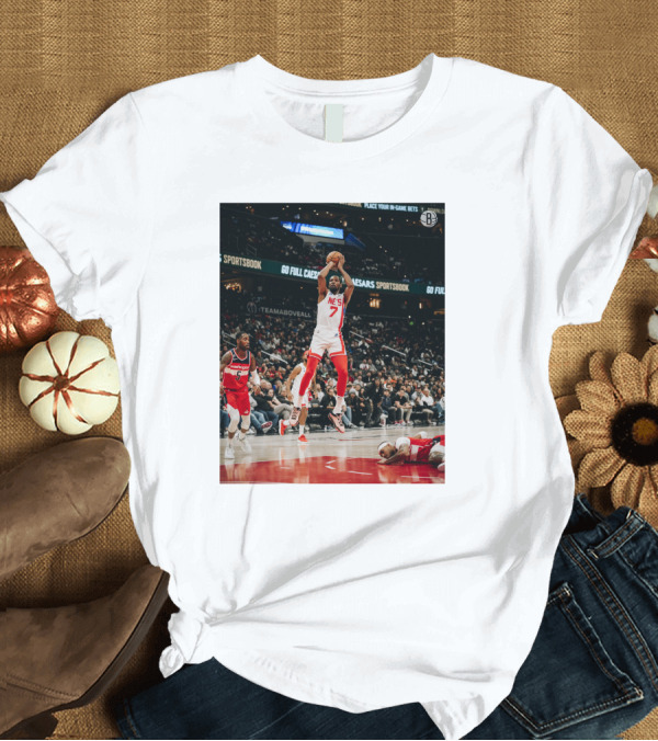 T-Shirt: Kevin Durant Nets Dunk Against Washington Wizards NBA Action T-Shirt Kevin Durant Nets Dunk Against Washington Wizards NBA Action T-Shirt