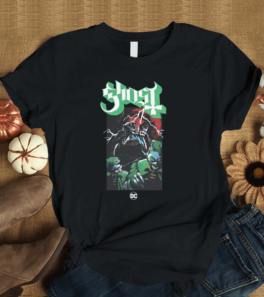Ghost Batjoker DC Comics Dark Nights Villain Legends T-Shirt