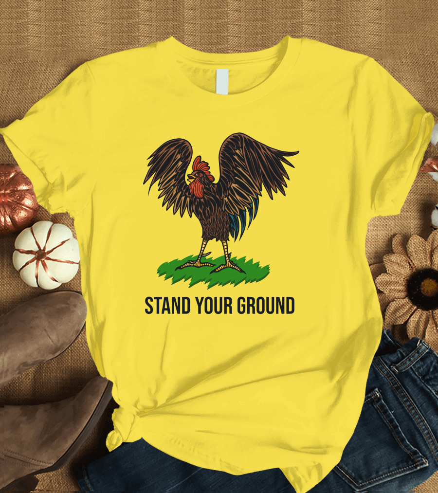 Tim Pool Stand Your Ground Rooster T-Shirt