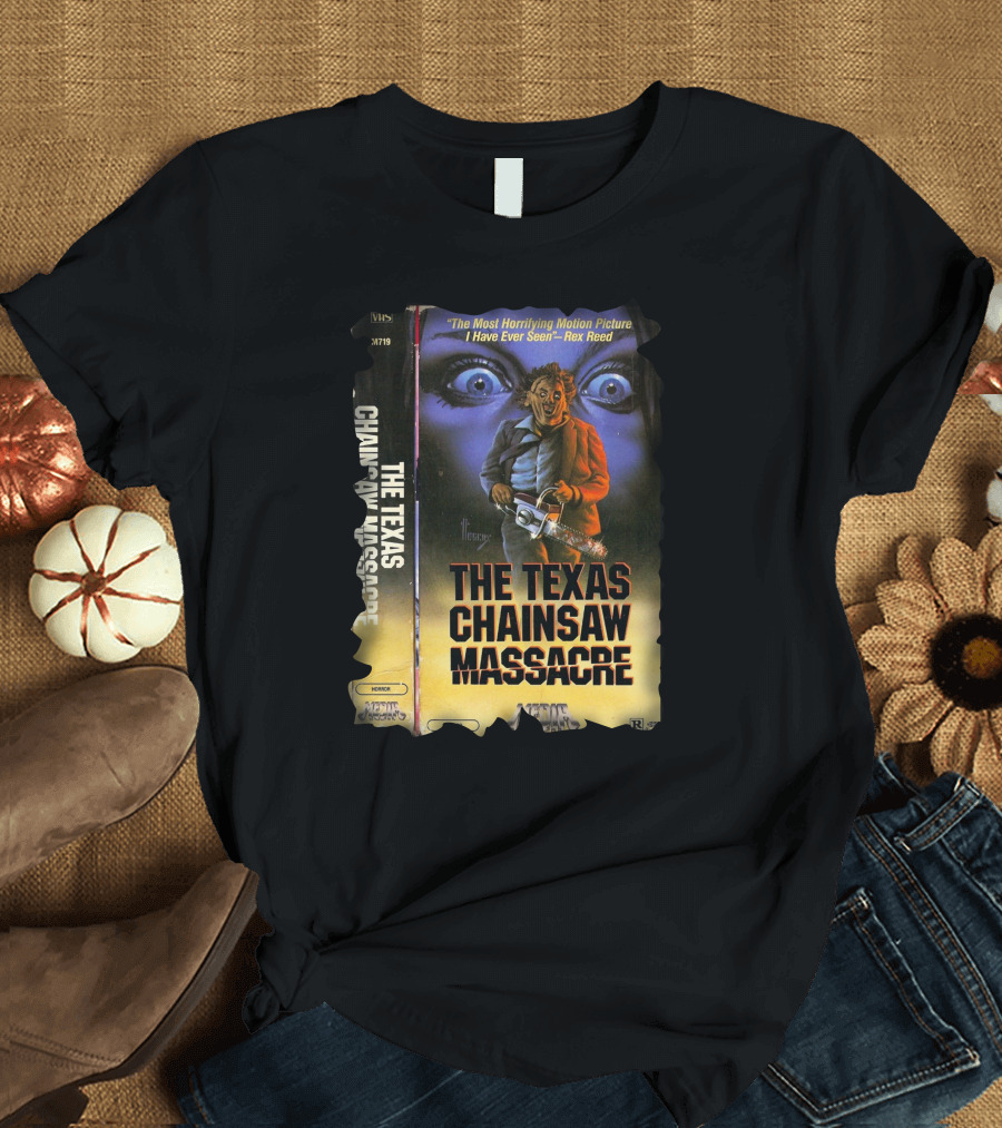 The Texas Chainsaw Massacre Most Horrifying Motion Picture Rex Reed T-Shirt