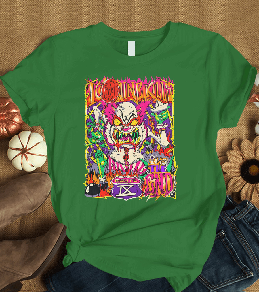 Ice Nine Kills Zombie Clown Route IX It’s The End T-Shirt